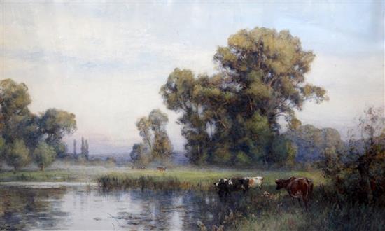 Sir Ernest Albert Waterlow (1850-1919) The Mists of Early Autumn 29.5 x 45.5in.